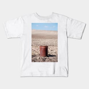 Rusty Bucket on Soil Kids T-Shirt